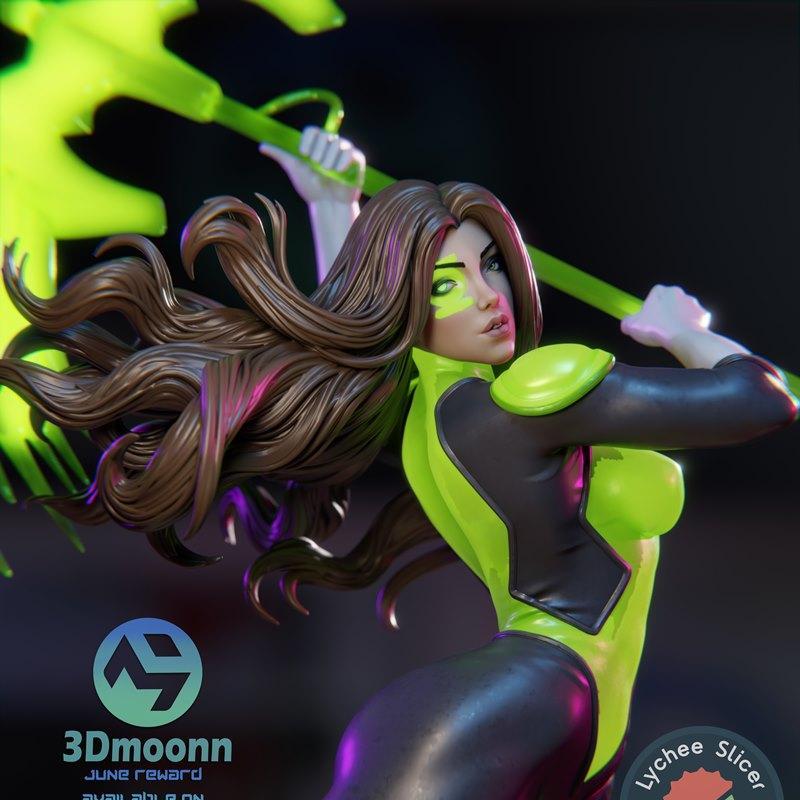 3D打印模型：DC宇宙 詹妮弗·克鲁兹|3Dmoonn – DC – Jessica Cruz – 3D Print Model STL