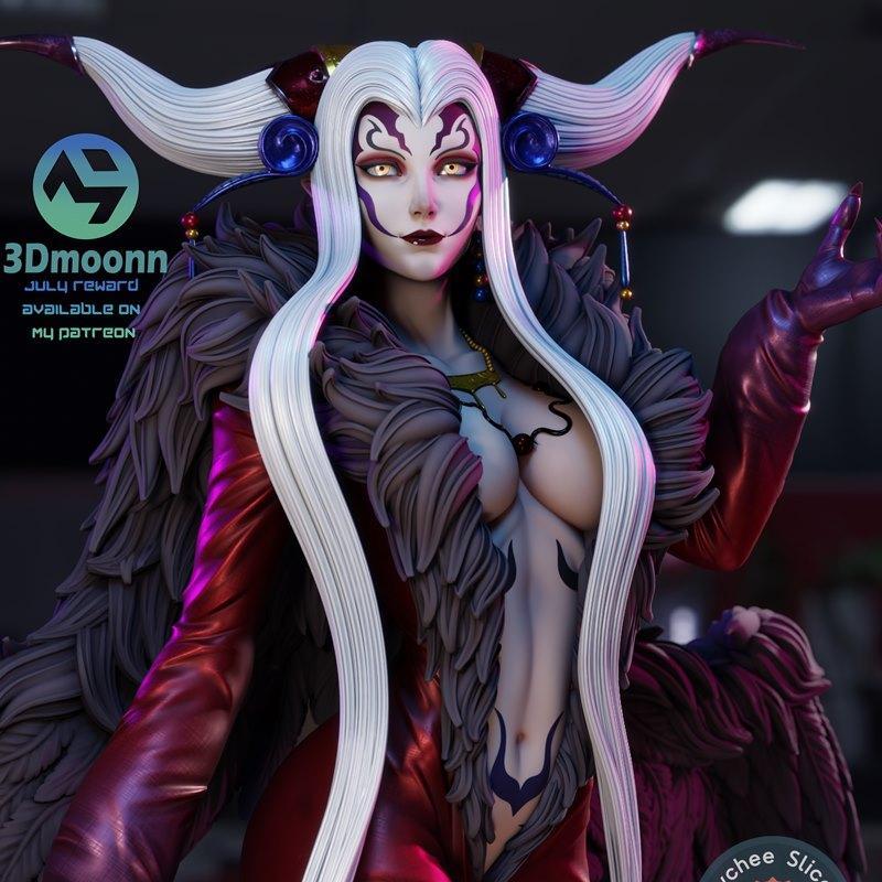 最终幻想 - 奥尔特米亚 3D打印模型|3Dmoonn – Final Fantasy – Ultimecia – 3D Print Model STL