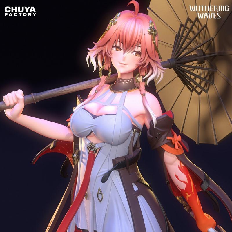 楚雅工坊 - 时光之波 -  Changli 3D打印模型|Chuya Factory – Wuthering Waves – Changli – 3D Print Model STL