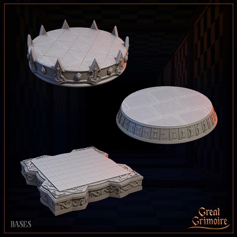 伟大秘典·天界布局·光之军团 第一部分 3D打印模型|Great Grimoire – Celestial gambit – Luminous Legion part 1 – 3D Print Model STL