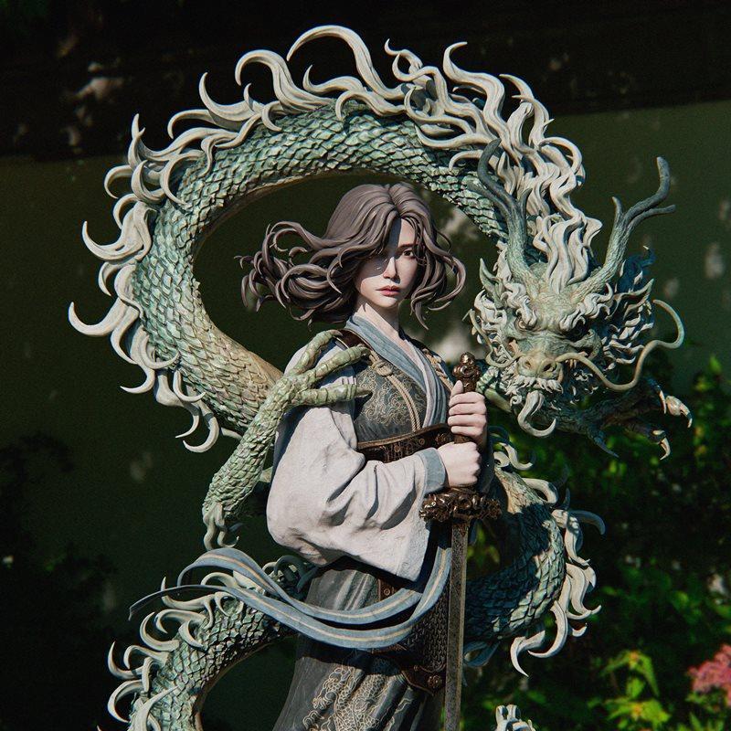 CA 3D Studios - 花木兰 - 3D打印模型|CA 3D Studios – Mulan – 3D Print Model STL