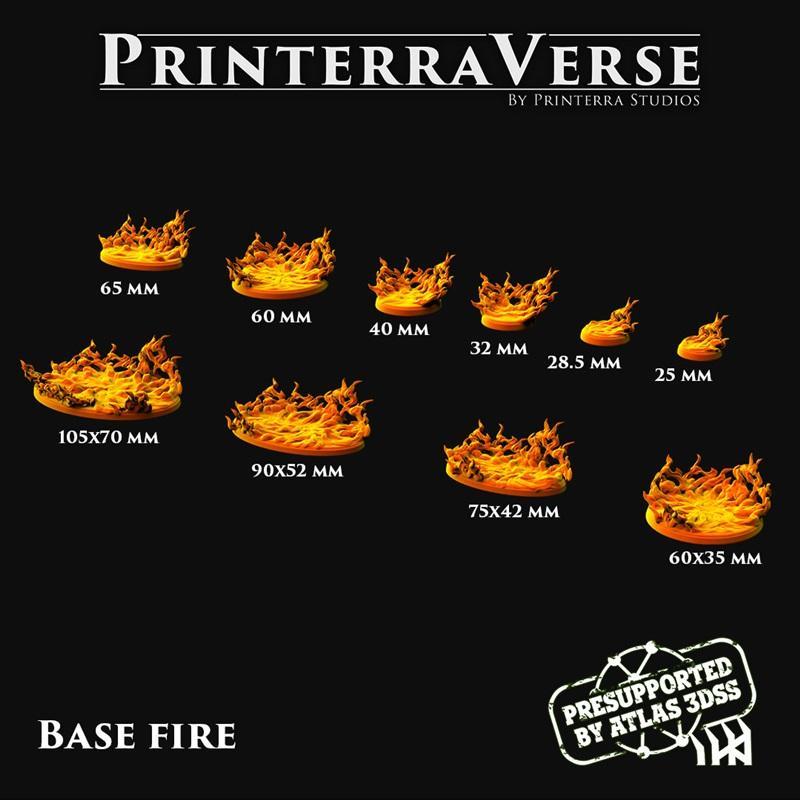 地球与火焰基地 - 3D打印模型|Earth and Fire Base – 3D Print Model STL