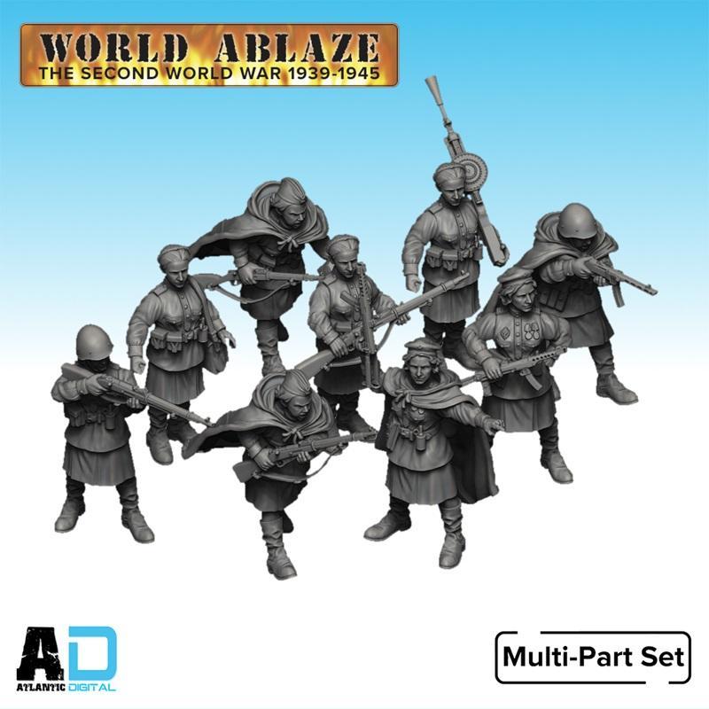 1943-1945年苏联女侦察兵3D打印模型|Female soviet Patrol 1943-45 – 3D Print Model STL