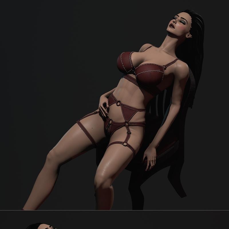 Gemma Scarlet Desire 3D打印模型|Gemma – Scarlet Desire – 3D Print Model STL