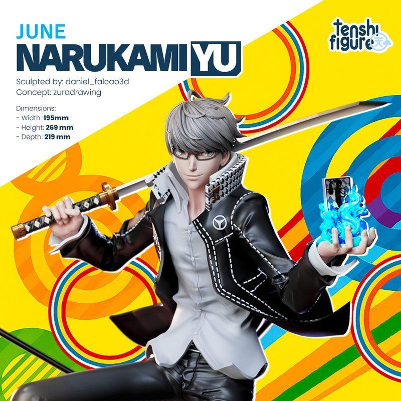 精灵图腾——Persona——余那拉基——3D打印模型|Tenshi Figures – Persona – Yu Narukami – 3D Print Model STL