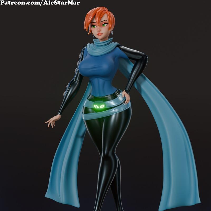 Alestarmar世界观 Gwendolyn 3D打印模型|Alestarmar – Gwendolyn – 3D Print Model STL