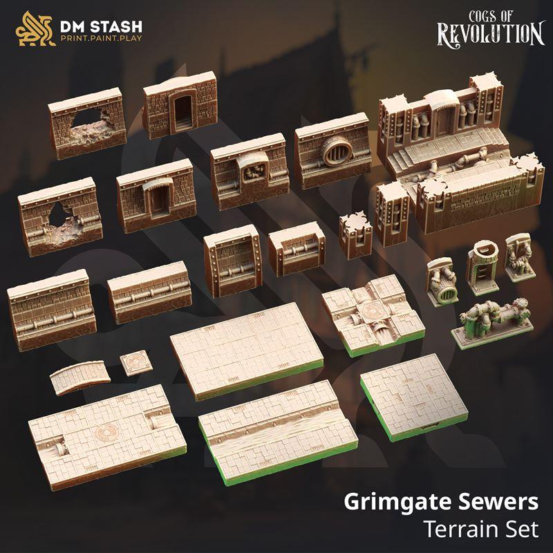 DM Stash – 机械革命齿轮 – 3D打印模型|DM Stash – Cogs of Revolution – 3D Print Model STL