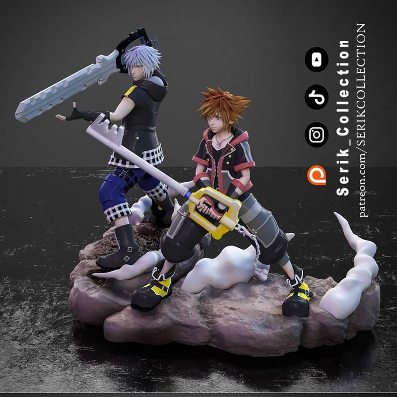 Riku - Kingdom Hearts 3D打印模型|Riku – Kingdom Hearts – 3D Print Model STL