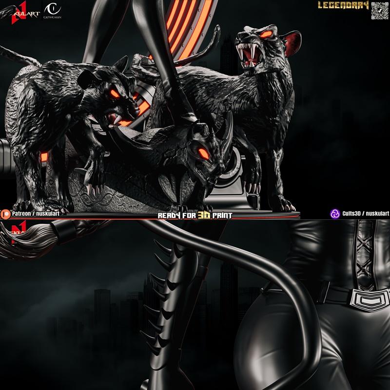 Nuskul Art – Catwoman – Vampire Hunter Edition – 3D Print Model STL
