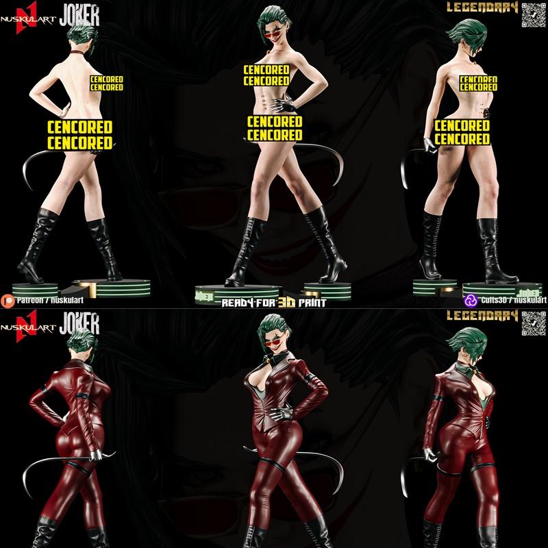 Nuskul艺术工作室 Joker性别转换版3D打印模型|Nuskul Art – Joker – Gender Bend Edition – 3D Print Model STL