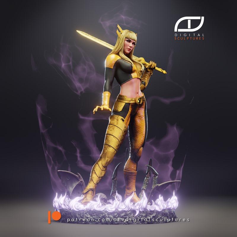 魔ikal数字雕塑 3D打印模型 STL|ATV Digital Sculptures – Magik – 3D Print Model STL