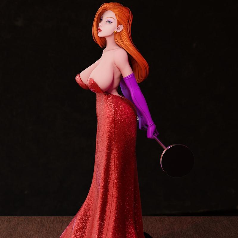 3D打印模型：Jessica Rabbit角色精品雕塑|3dMomoji – Jessica Rabbit – 3D Print Model STL