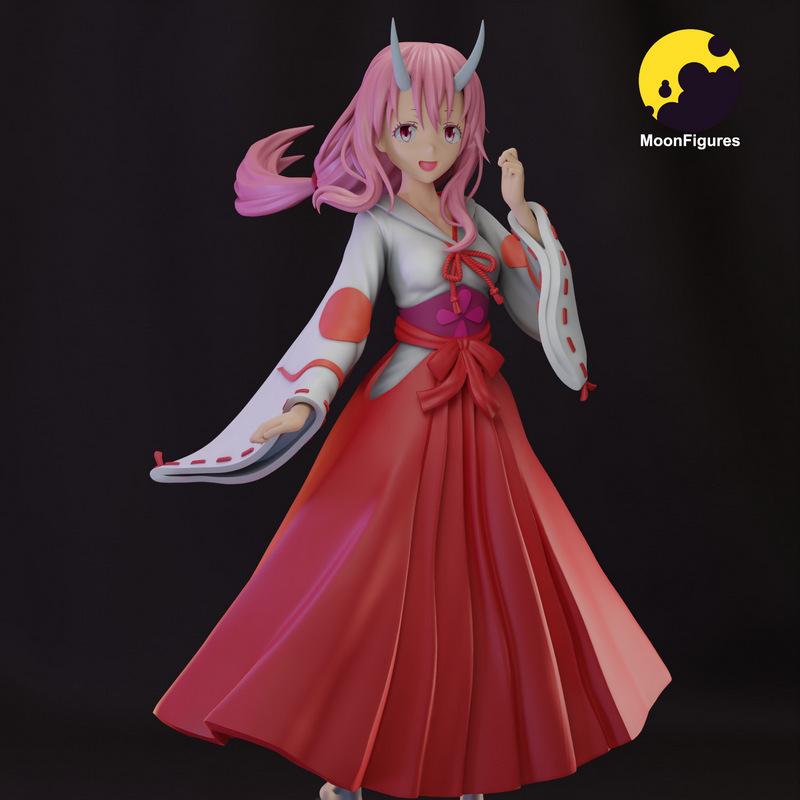 月之女神——TenSura与Shuna 3D打印模型|Moon Figures – TenSura – Shuna – 3D Print Model