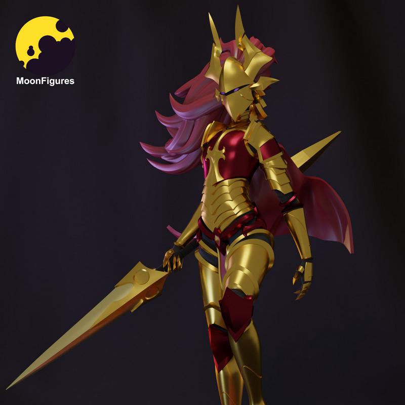 月之身影——Solo Leveling 3D打印模型|Moon Figures – Solo Leveling – Esil Radiru – 3D Print Model