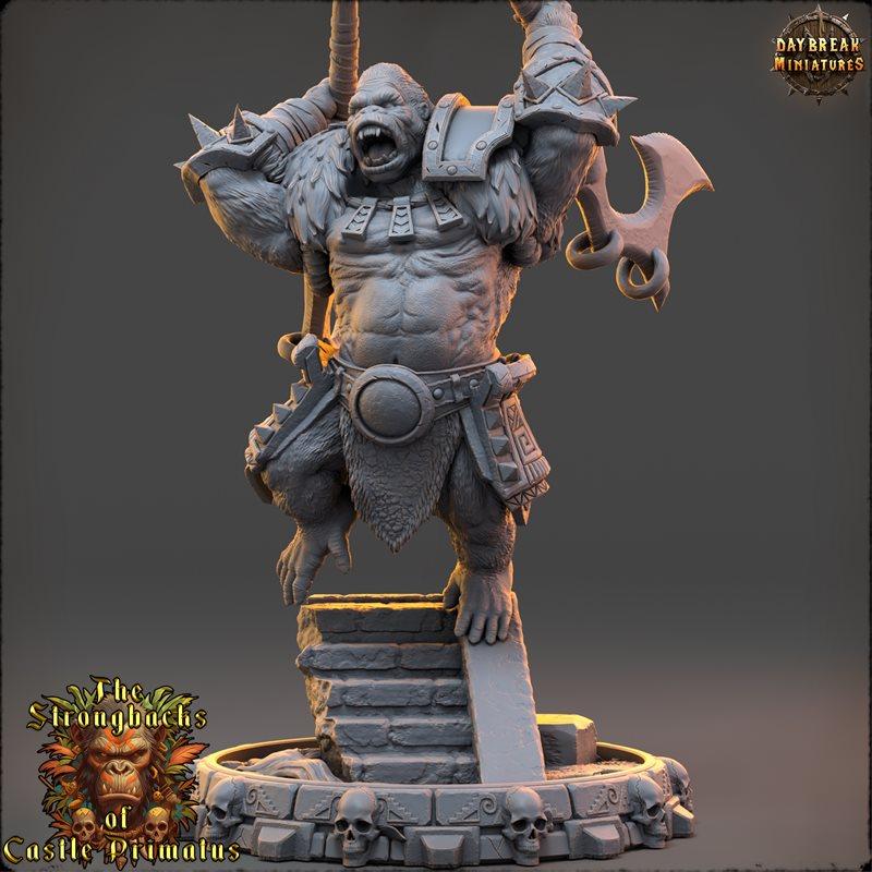 Daybreak Miniatures——城堡普里马图斯的强力者3D打印模型|Daybreak Miniatures – The Strongbacks of Castle Primatus – 3D Print Model STL