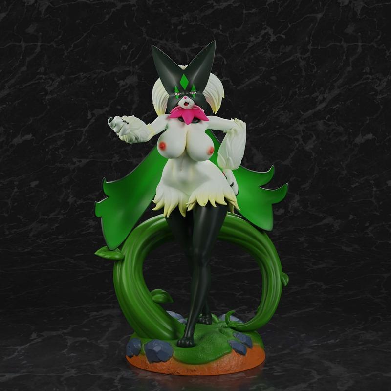 PolyBitsArt出品：宝可梦Meowscarada 3D打印模型|PolyBitsArt – Pokemon – Meowscarada – 3D Print Model STL