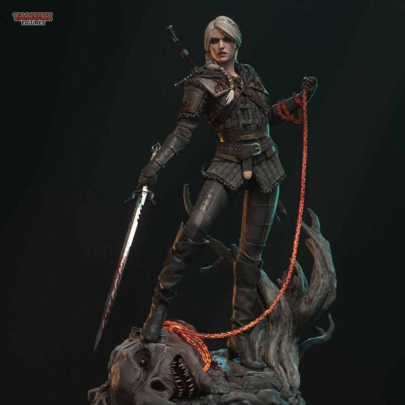 赛博巫师4 3D打印模型 - 木兔造型|Tanuki Figures – CIRI – The Witcher 4 – 3D Print Model STL