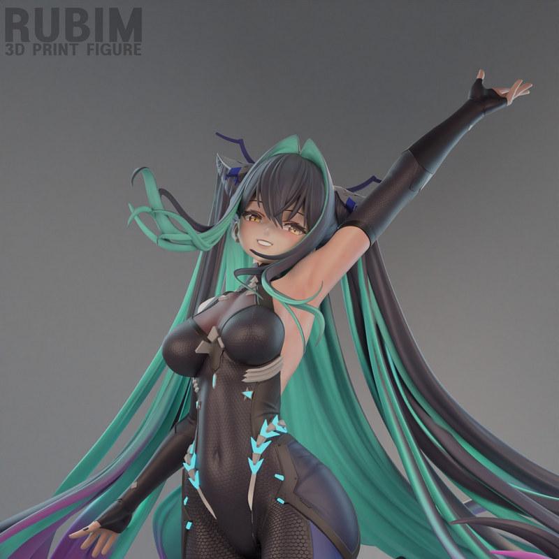 Rubim出品尼科斯iren 3D打印模型|Rubim Figure – Nikke Siren – 3D Print Model