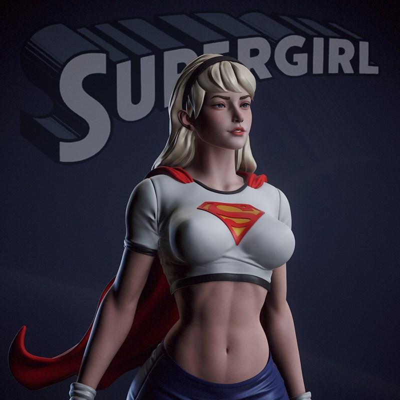 Shadaloo Studios《超女》琳达·丹弗斯 3D打印模型|Shadaloo Studios – Supergirl – Linda Danvers – 3D Print Model STL