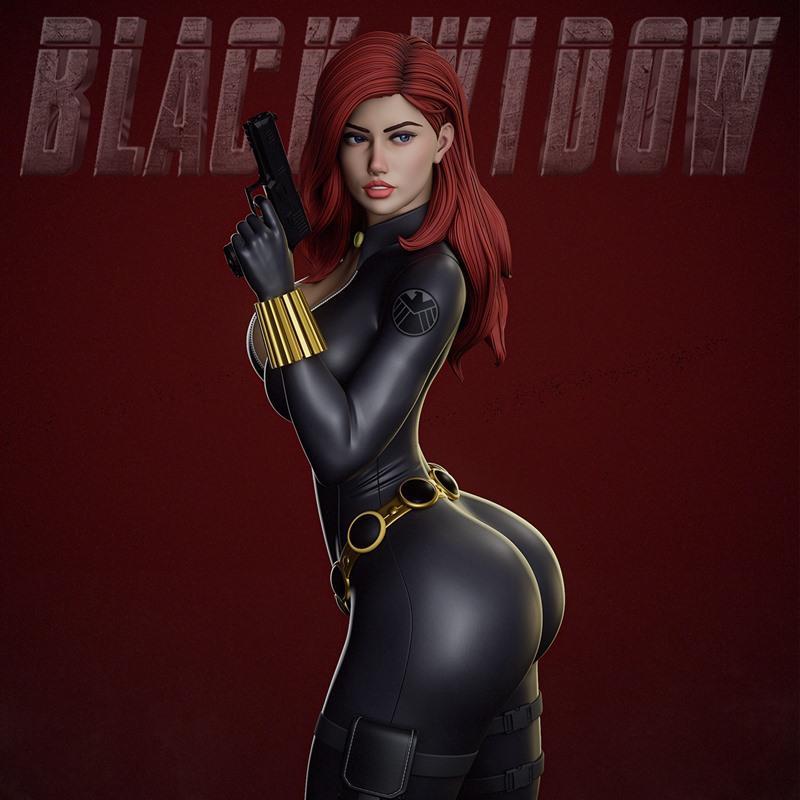 Shadaloo Studios – Black Widow – 3D Print Model STL