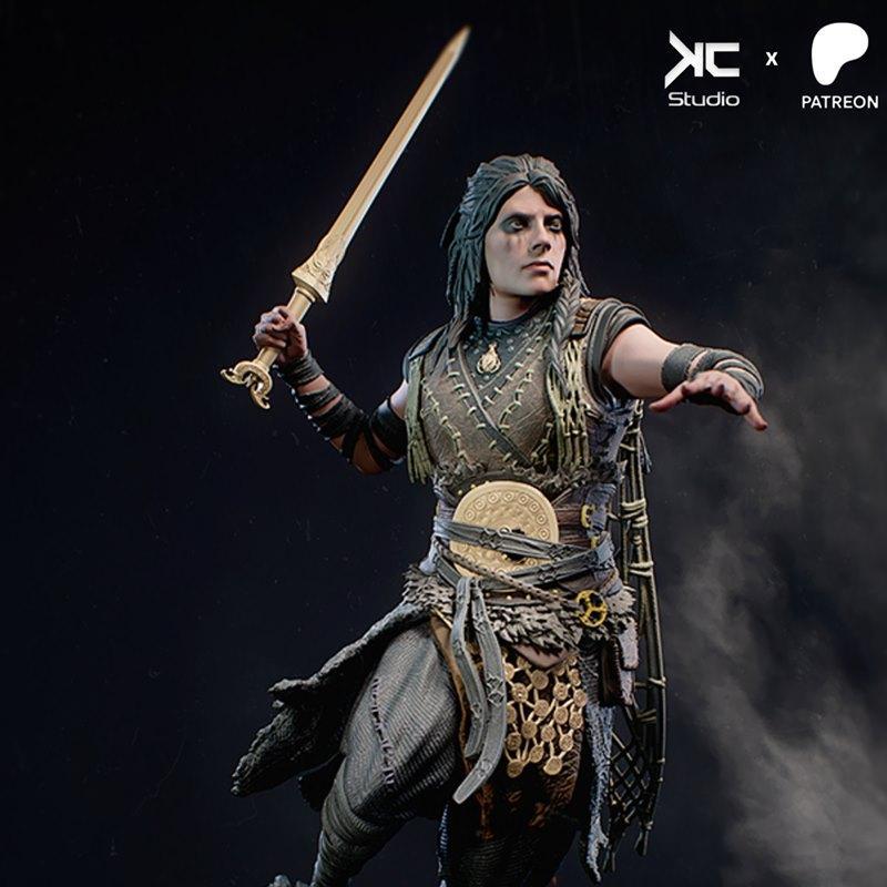 Freya——战神系列3D打印模型|KcStudio – Freya – God Of War – 3D Print Model STL