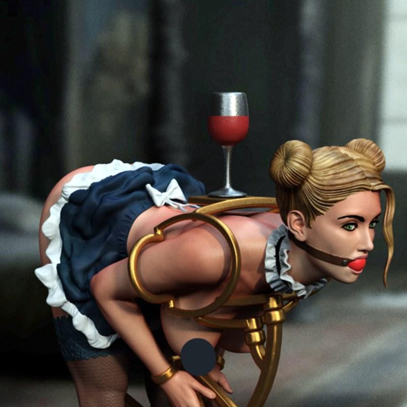 独家呈现——动漫角色3D打印模型STL|Exclusive – Maid – 3D Print Model STL