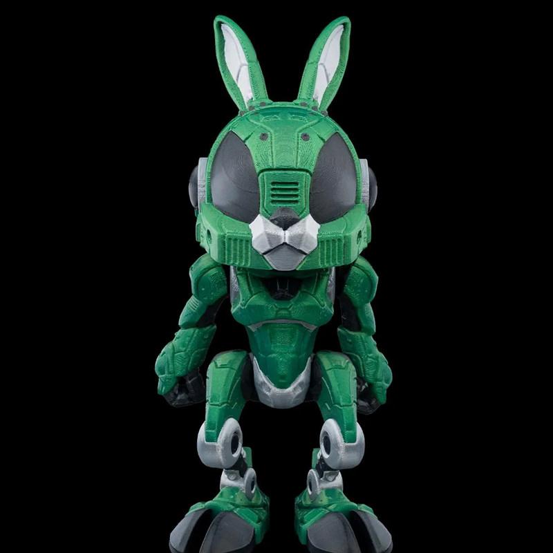 兔兔机器人 3D打印模型|Rabbitbot – 3D Print Model