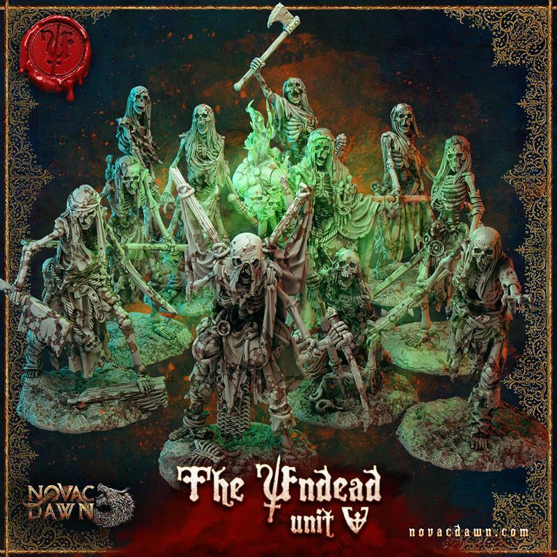 诺瓦晨光——亡者之章·第五单元 3D打印模型|Novac Dawn – The Undead – Unit V – 3D Print Model STL