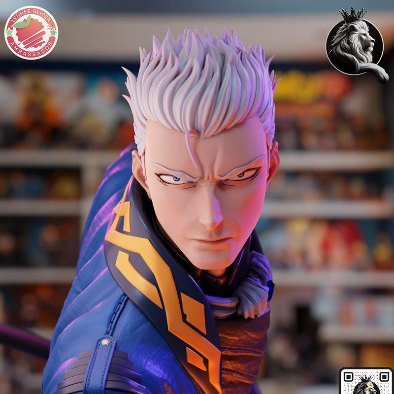 LionRealm Studio - 地狱之门 - 伏尔吉尔 3D打印模型|LionRealm Studio – Devil May Cry – Vergil – 3D Print Model STL