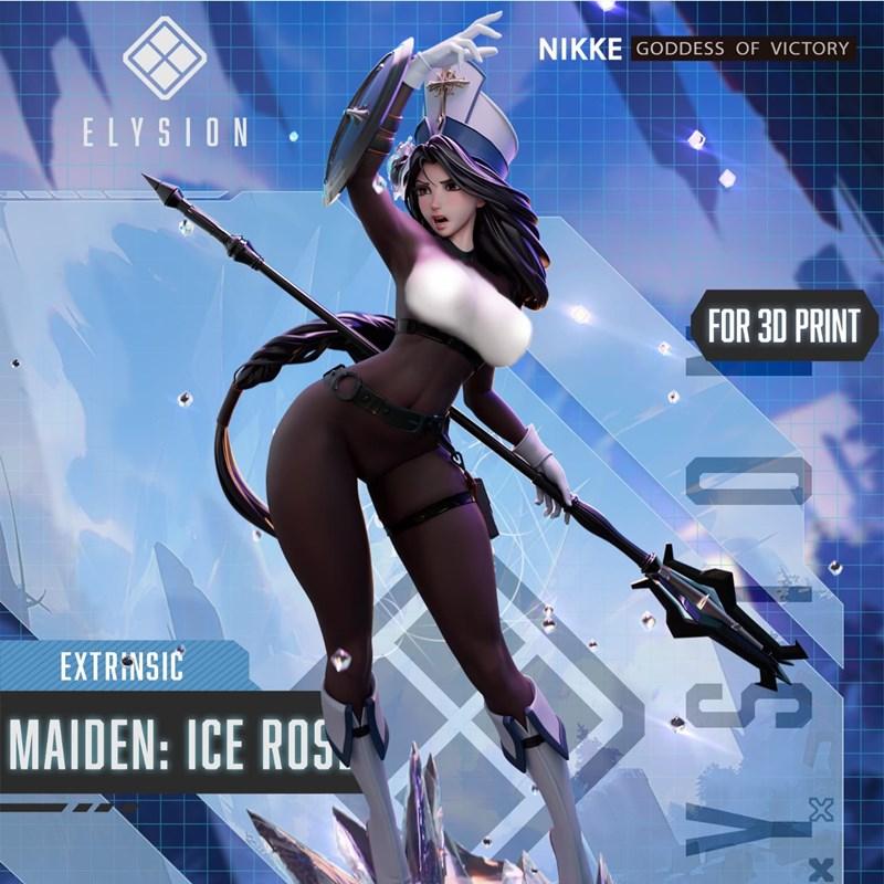 Hybris Studio – NIKKE – Maiden (Ice Rose) – 3D Print Model STL