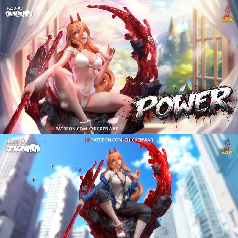 CW工作室 - 链锯人 - 波动3D打印模型|CW Studio – Chainsaw Man – Power – 3D Print Model STL