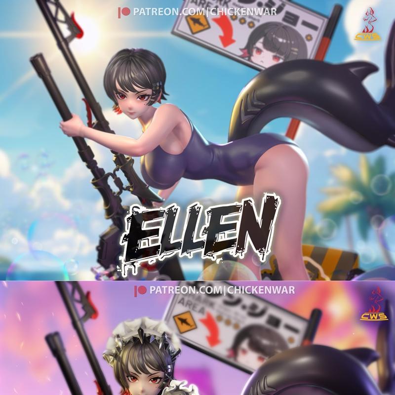 CW Studio – Zenless Zone Zero – Ellen Joe – 3D Print Model STL