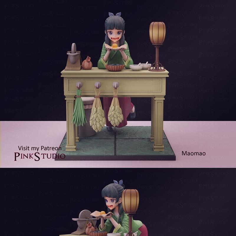 Pink Studio《阿波罗纪事》莫莫 3D打印模型|Pink Studio – The Apothecary Diaries – Maomao – 3D Print Model STL