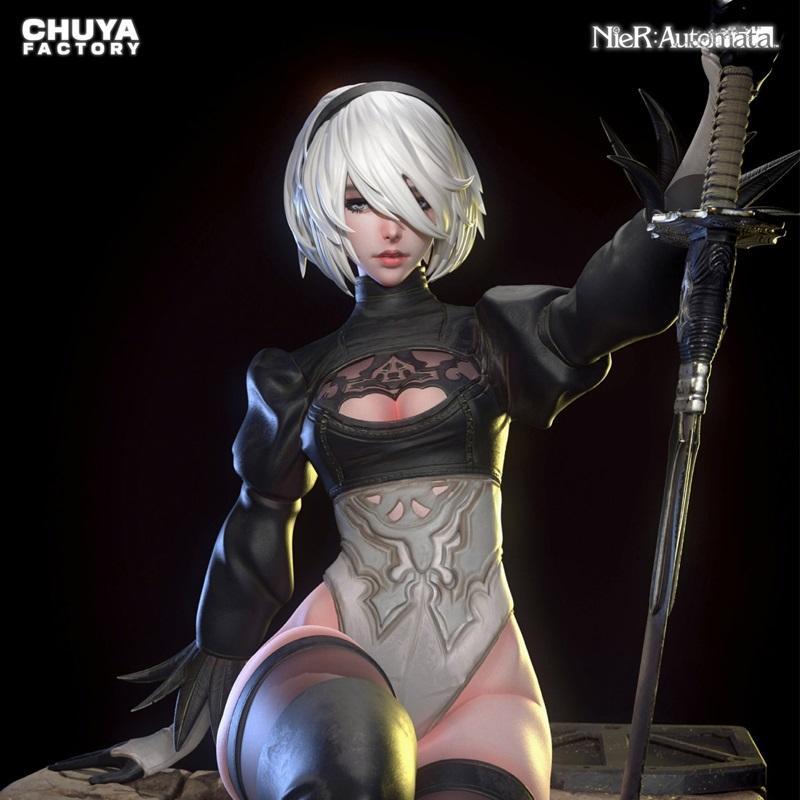 Chuya工厂 - 2B - 3D打印模型|Chuya Factory – Nier – 2B – 3D Print Model STL