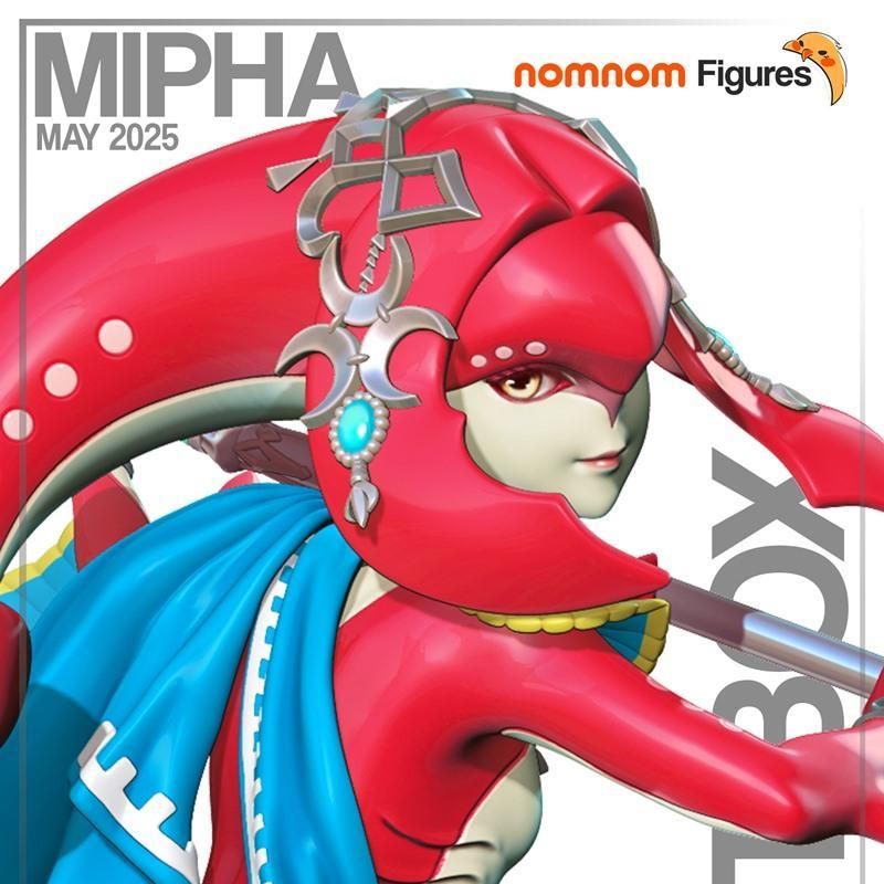 Mipha Breath of the Wild 3D打印模型|Nomnom Figures – Mipha – Breath of the Wild – 3D Print Model STL