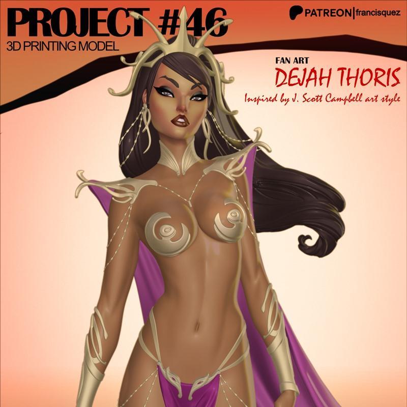 弗朗西斯·奎兹 代贾·索里斯 3D打印模型|Francis Quez – Dejah Thoris – 3D Print Model STL