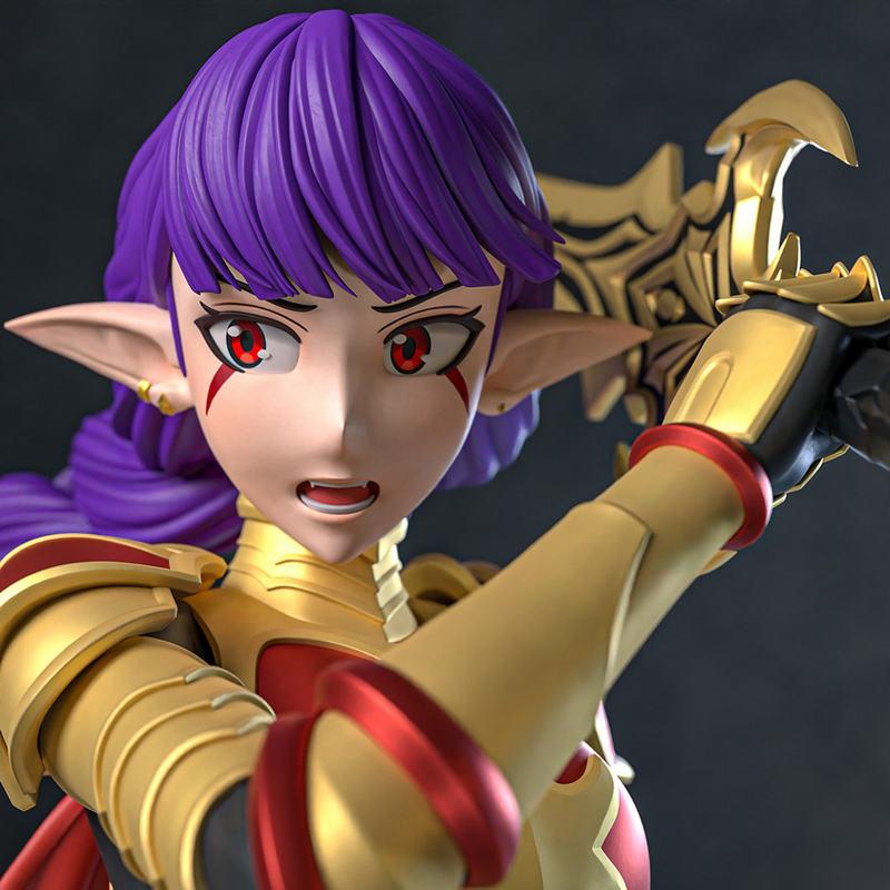 独孤求败——全职高手——艾丝丽·拉迪鲁 3D打印模型|Azerama – Solo Leveling – Esil Radiru – 3D Print Model