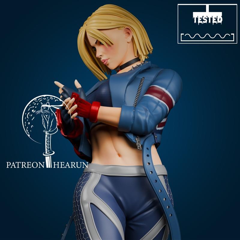 Hearun - 《街头霸王》卡姆 3D打印模型|Hearun – Cammy Street fighter – 3D Print Model STL