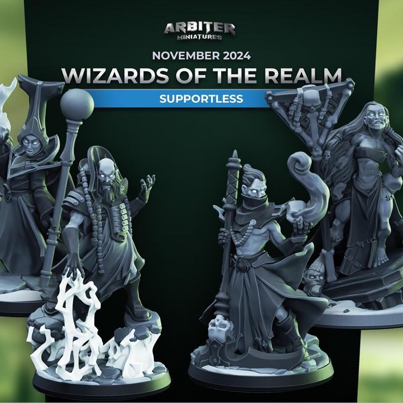 Arbiter迷你模型——《魔法之境》3D打印雕塑|Arbiter Miniatures – Wizards of the Realm – 3D Print Model STL