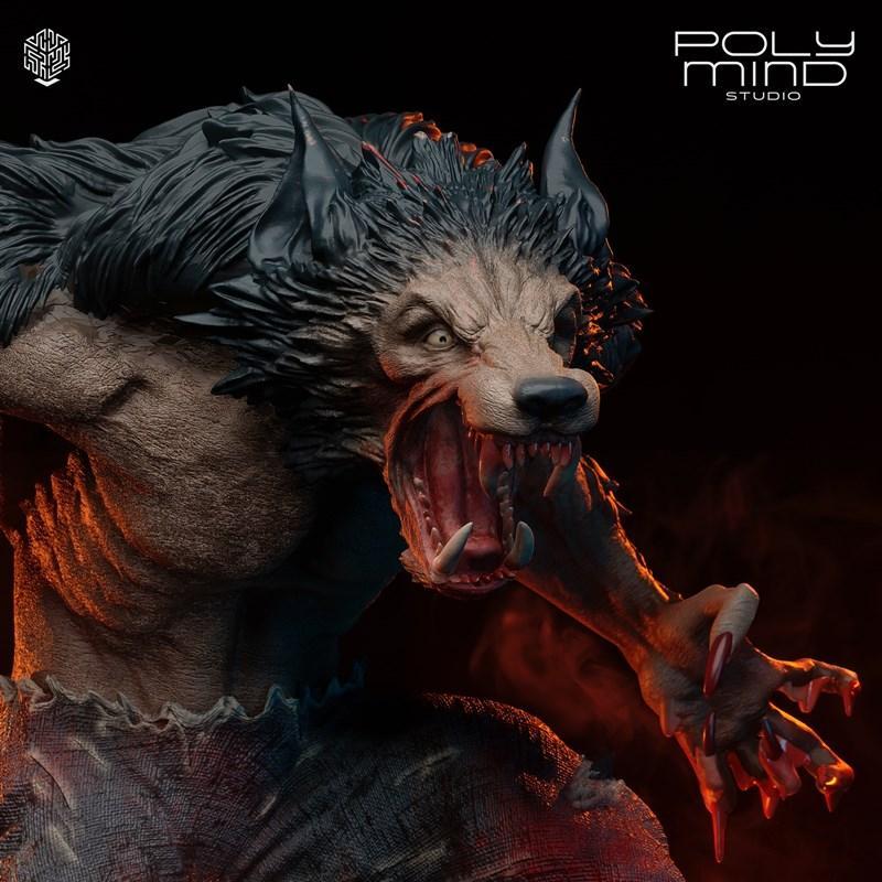 PolyMind Studio – Werewolf – 3D Print Model STL