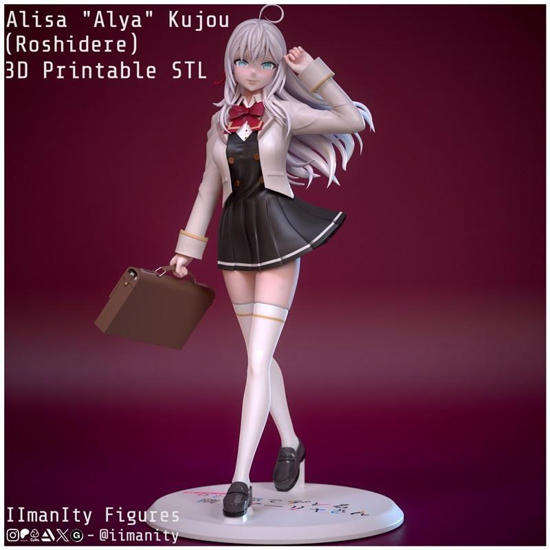 伊曼蒂人物模型 - 阿莉莎·古约 - 3D打印模型|IImanIty Figures – Alisa Kujou – 3D Print Model STL