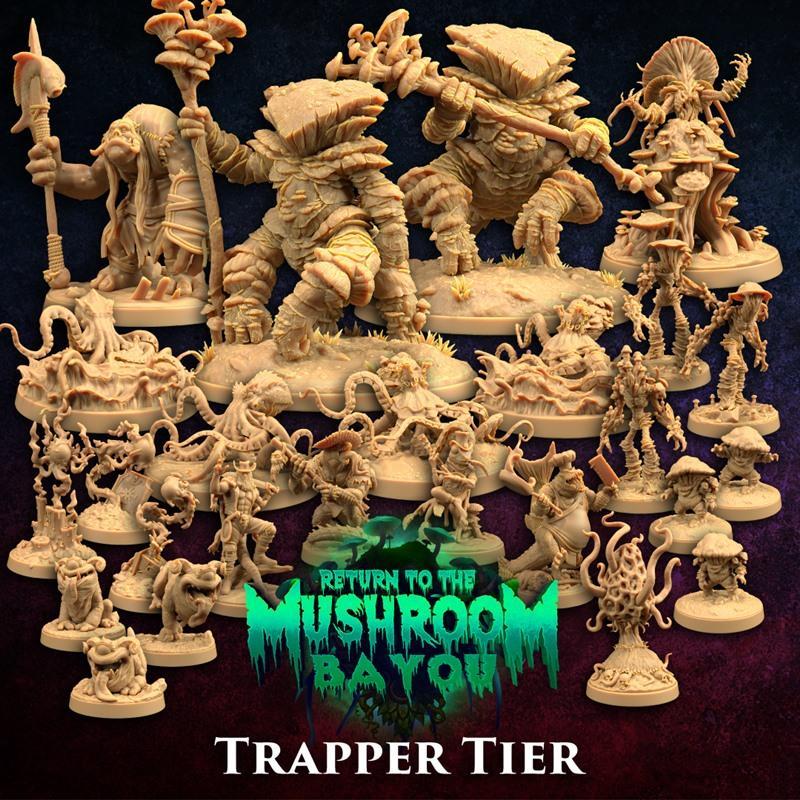 龙捕手旅社——蘑菇湾——捕手等级——3D打印模型|The Dragon Trappers Lodge – Return To The Mushroom Bayou – Trapper Tier – 3D Print Model STL