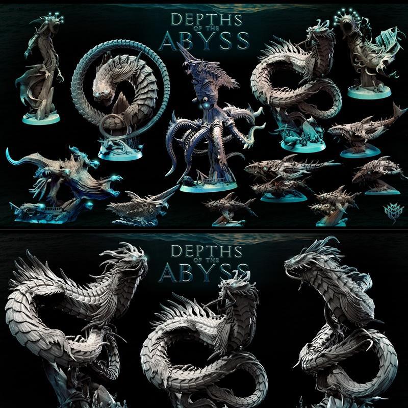 深渊之怒：迷你怪物狂潮 3D打印模型|Mini Monster Mayhem – Depths of the Abyss – 3D Print Model STL