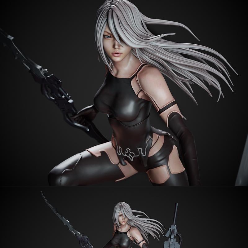 CA 3D Studios - A2 - 3D打印动漫模型|CA 3D Studios – A2 – 3D Print Model STL