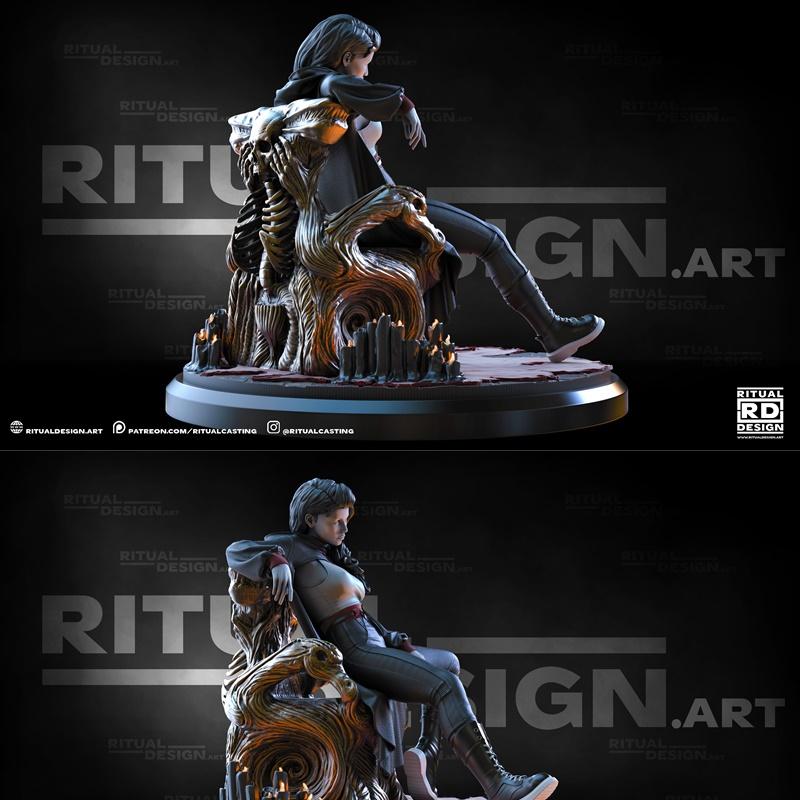 Ritual Design工作室3D打印模型：Anastasia角色造型|Ritual Design – Anastasia – 3D Print Model STL