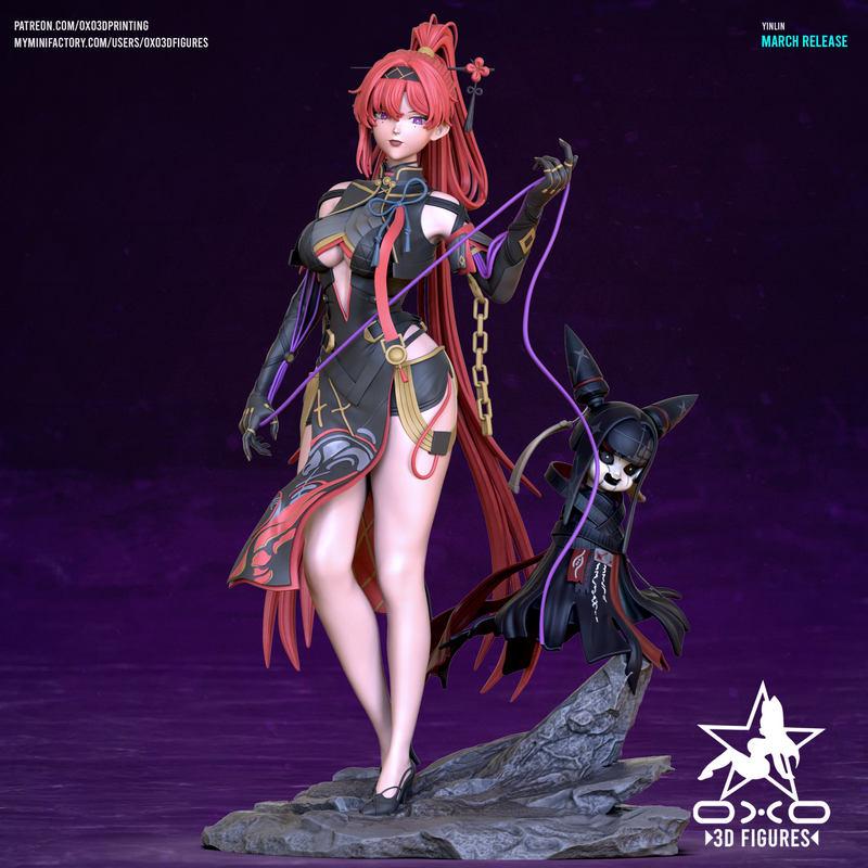 OXO3D Yinlin 3D打印动漫模型|OXO3D – Yinlin – 3D Print Model