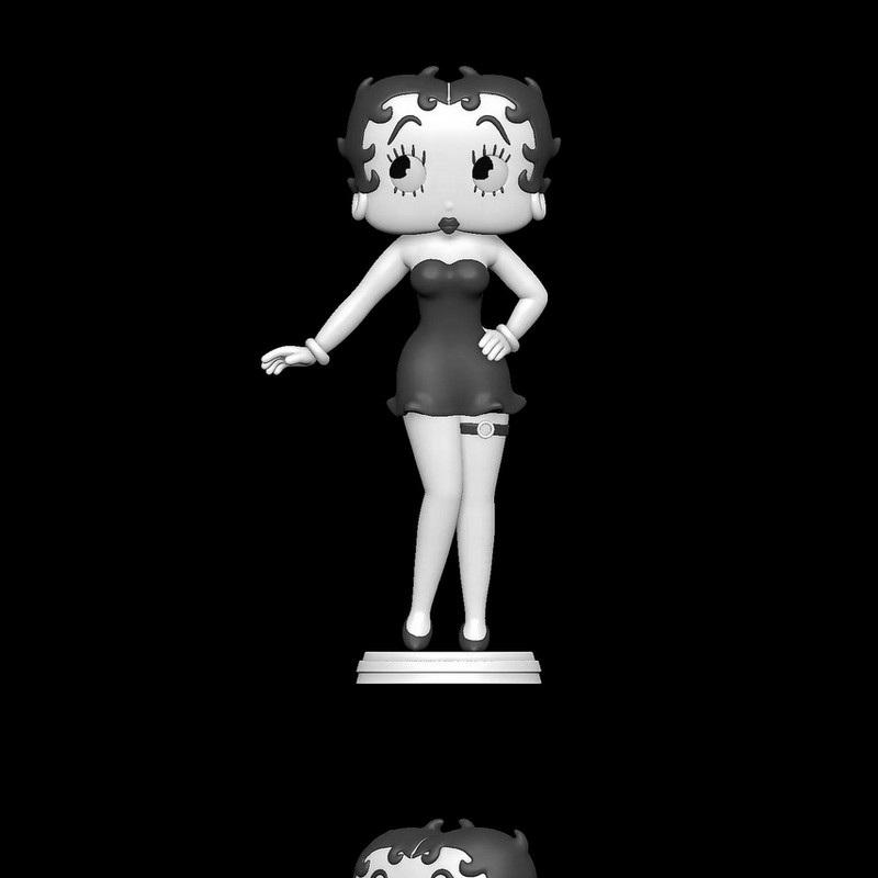 SillyToys Betty Boop 3D打印模型|SillyToys – Betty Boop – 3D Print Model