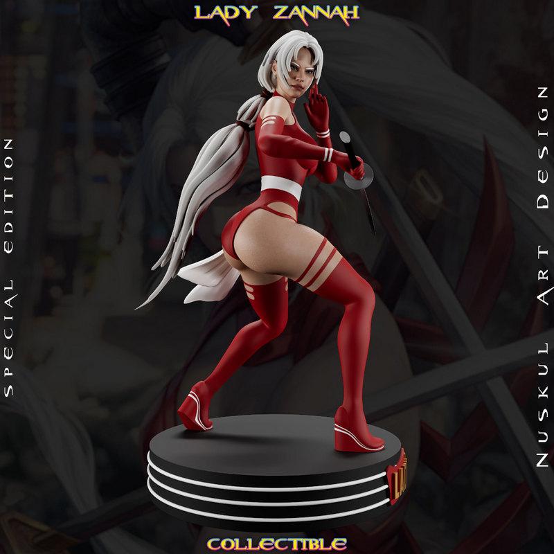 Lady Zannah（狂热者）野猫——DC漫画3D打印模型|Lady Zannah (Zealot) Wildcats – DC Comics – 3D Print Model