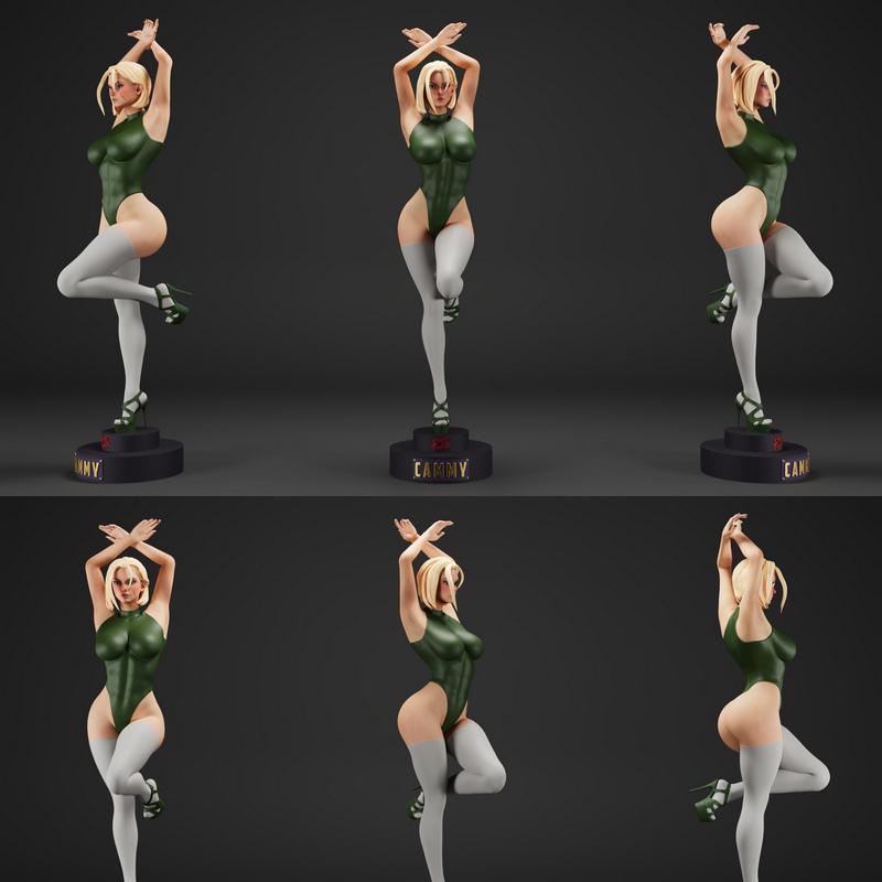 Cammy – Street Fighter – Street Dancer Version – Collectible – 3D Print Model