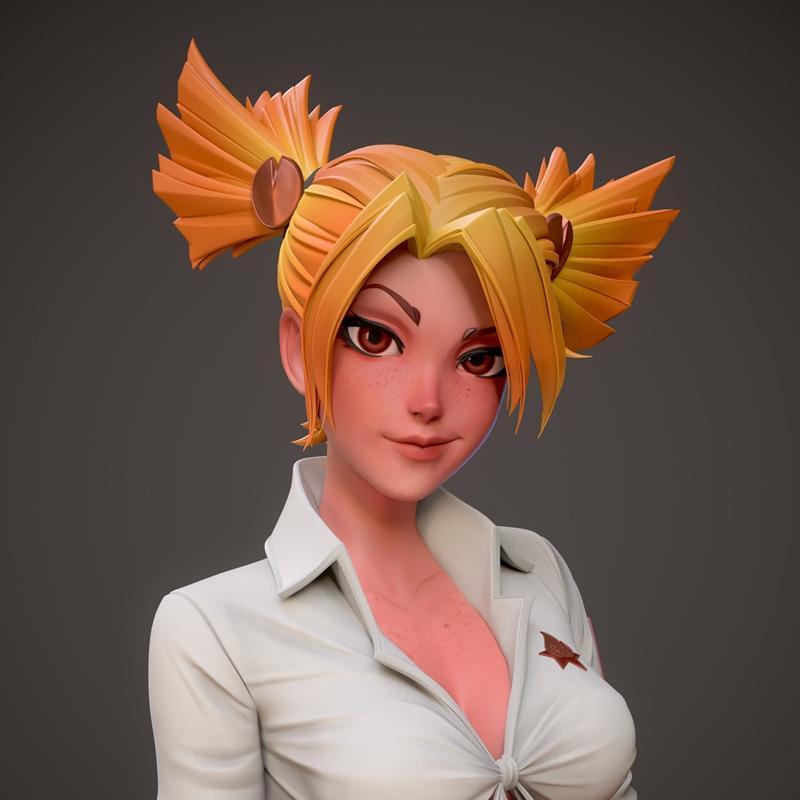 Alice - 永恒夏日 3D打印模型|Alice – Everlasting Summer – 3D Print Model STL